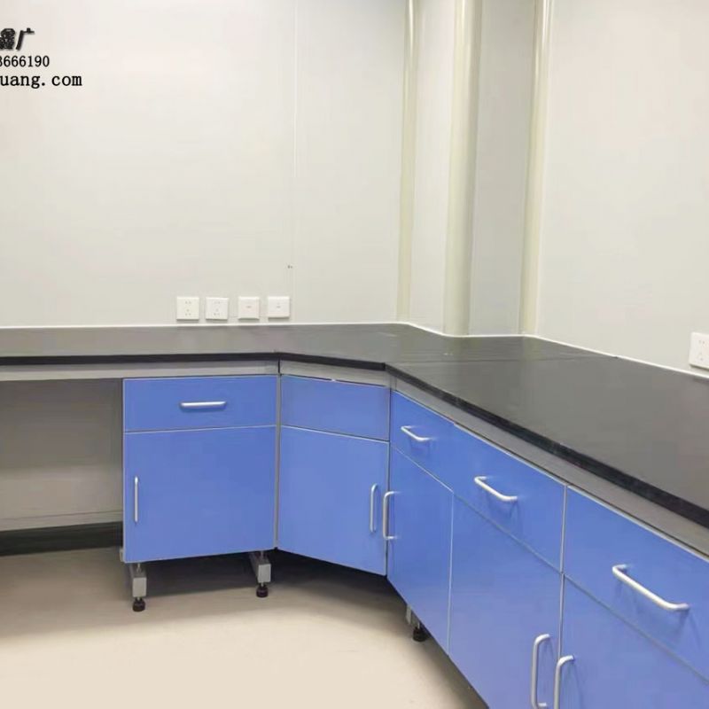 山东定制钢木实验室转角台 转角实验台 转角台 钢木实验台