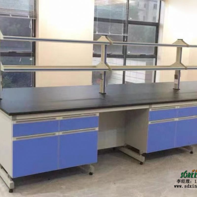 潍坊钢木中央台 化学试验台工作台 边台化验室实验操作台