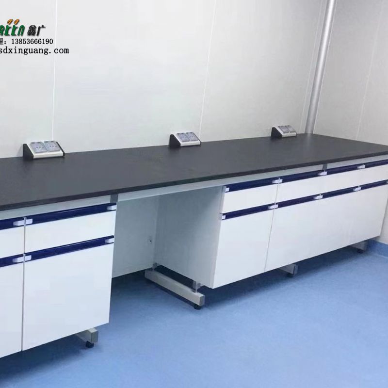 山东临沂 淄博 潍坊 日照钢木实验台 边台 中央台 不锈钢操作桌