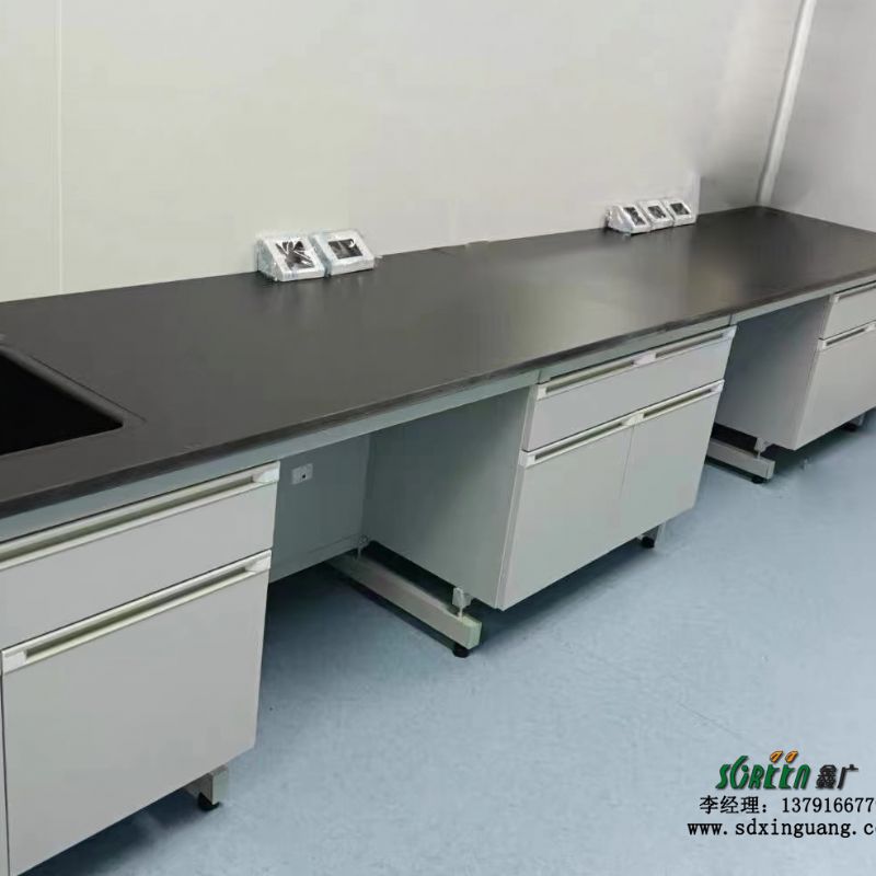 山东鑫广钢木实验台 实验室中央操作台 实验室设备定制