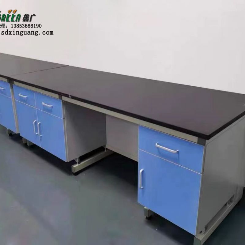 山东鑫广耐腐蚀钢木实验台 实验室工作台 通风橱柜