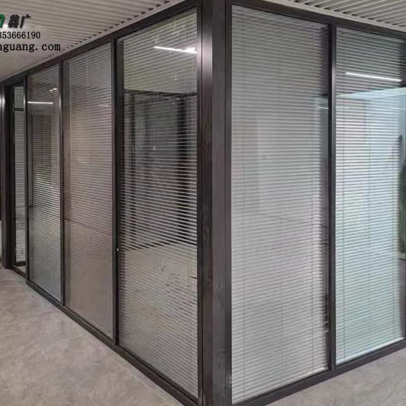 山东玻璃隔断 活动隔断 办公室玻璃隔断 高屏风定制 采光隔音