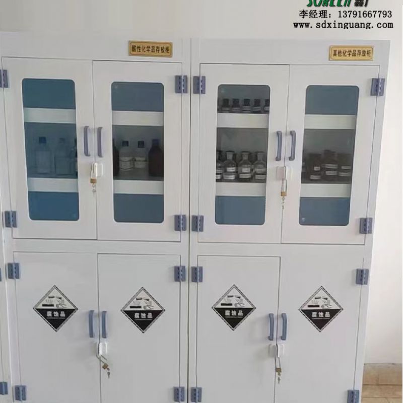 山东鑫广器皿柜 化学品柜 PP试剂柜 强酸碱药品