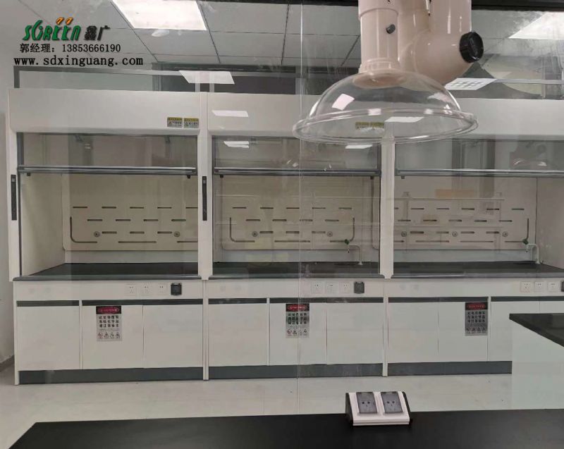 山东鑫广实验室装修设计 全钢中央台通风柜价格