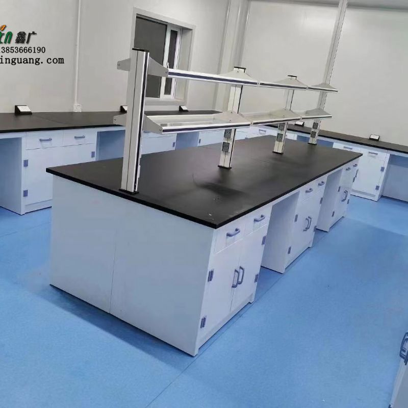 pp实验室实验台 工作室pp钢木中央化桌 操作台厂家