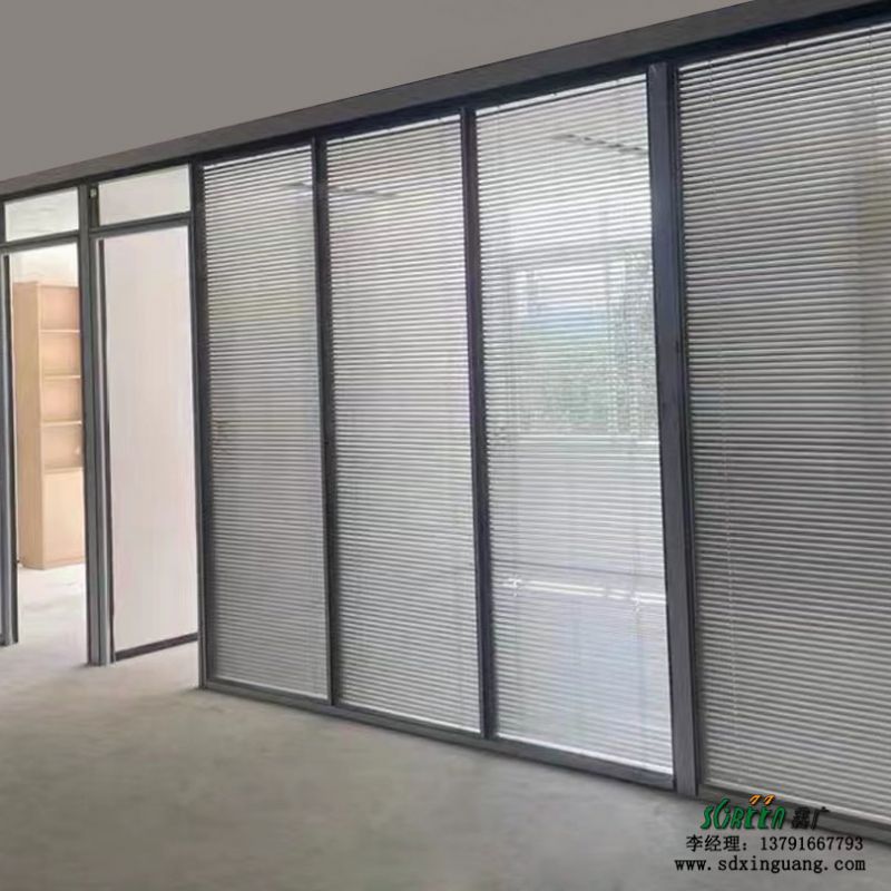 鑫广玻璃防火隔断 全钢防火玻璃隔断 支持定制 山东防火玻璃隔断