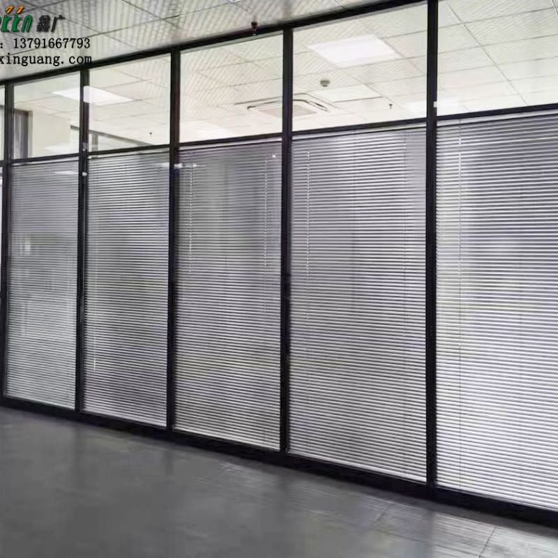 鑫广办公室玻璃隔断 活动屏风折叠门铝合金隔断会议室移动隔断