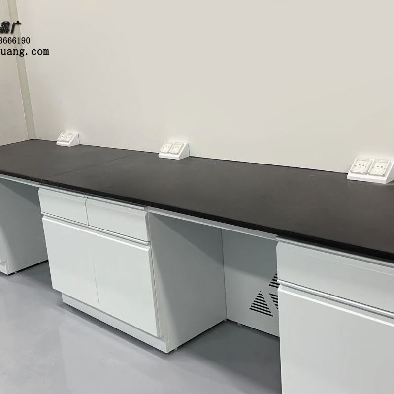 山东鑫广实验桌操作台 实验室工作边台 全钢实验台