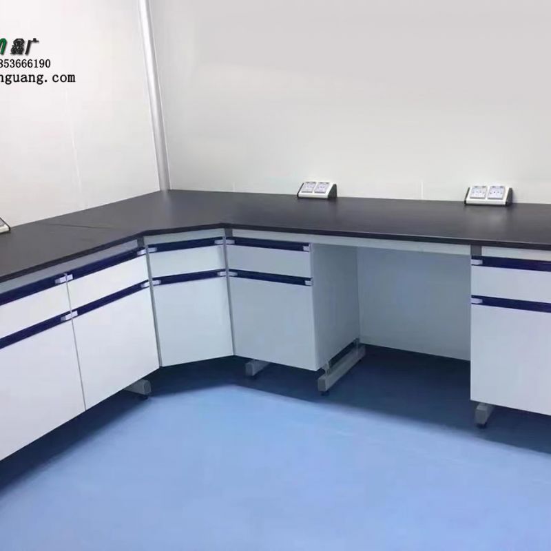 鑫广厂家加工钢木实验台 实验室边台 通风橱 操作台