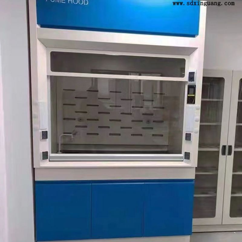山东鑫广全钢通风柜 pp通风橱 钢木边台实验室家具