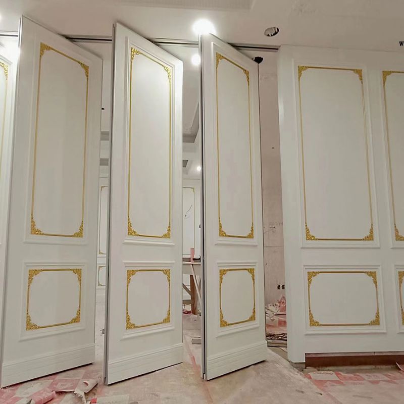 潍坊酒店移动活动隔断折叠移动推拉门饭店办公室隔音包间