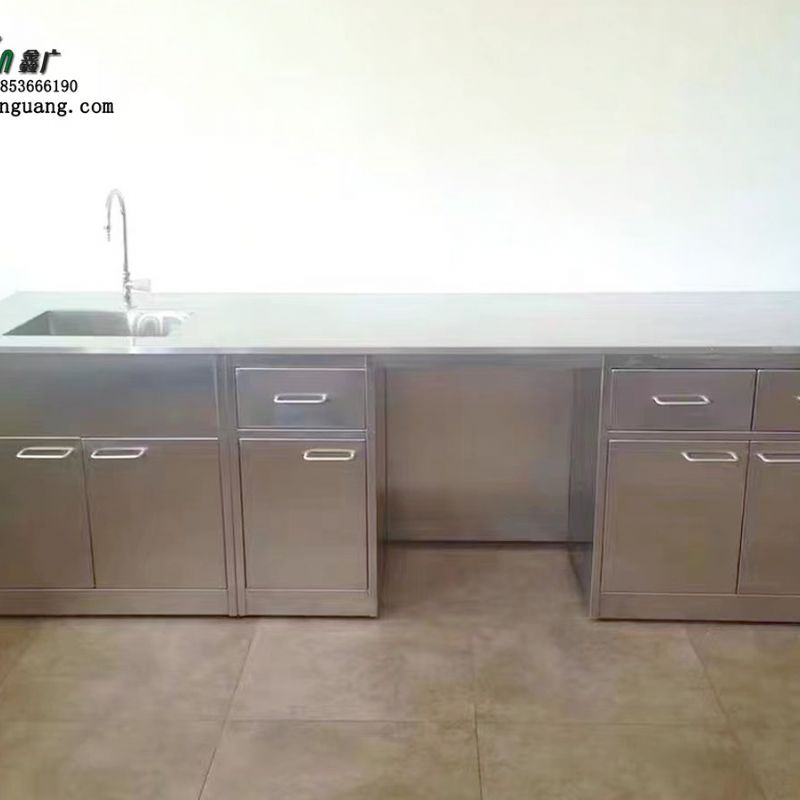 鑫广不锈钢实验台 304材质实验中央台边台化验台厂家定制