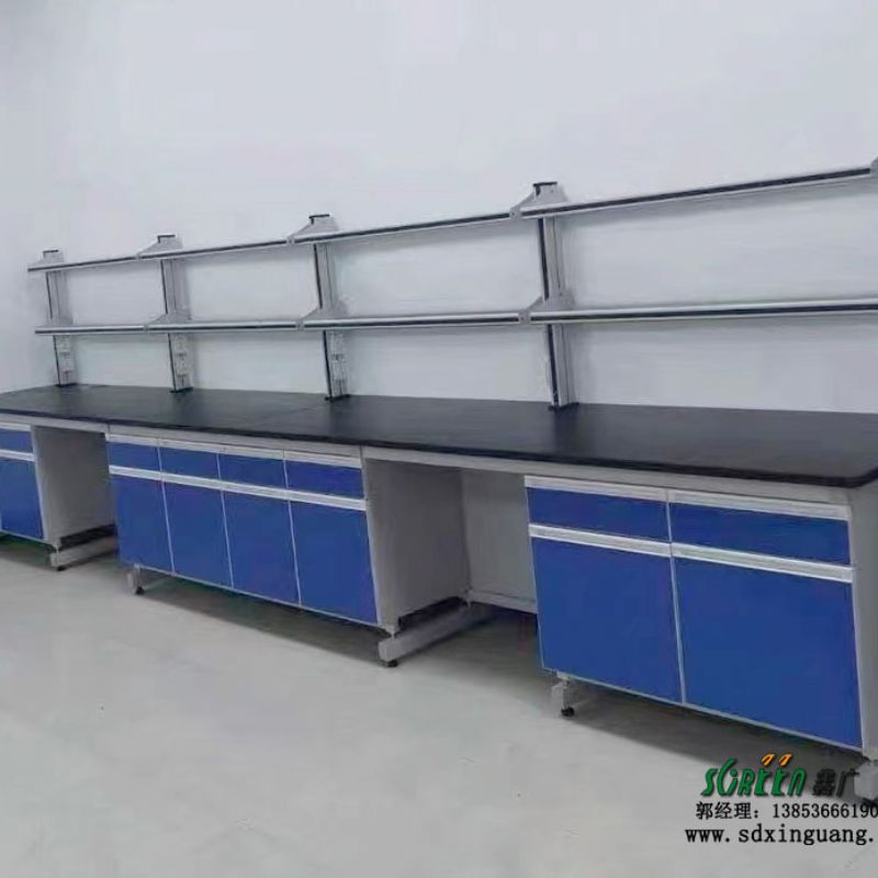 实验室中央台边台钢玻试剂架 铝玻试剂架 烧杯架仪器放置架