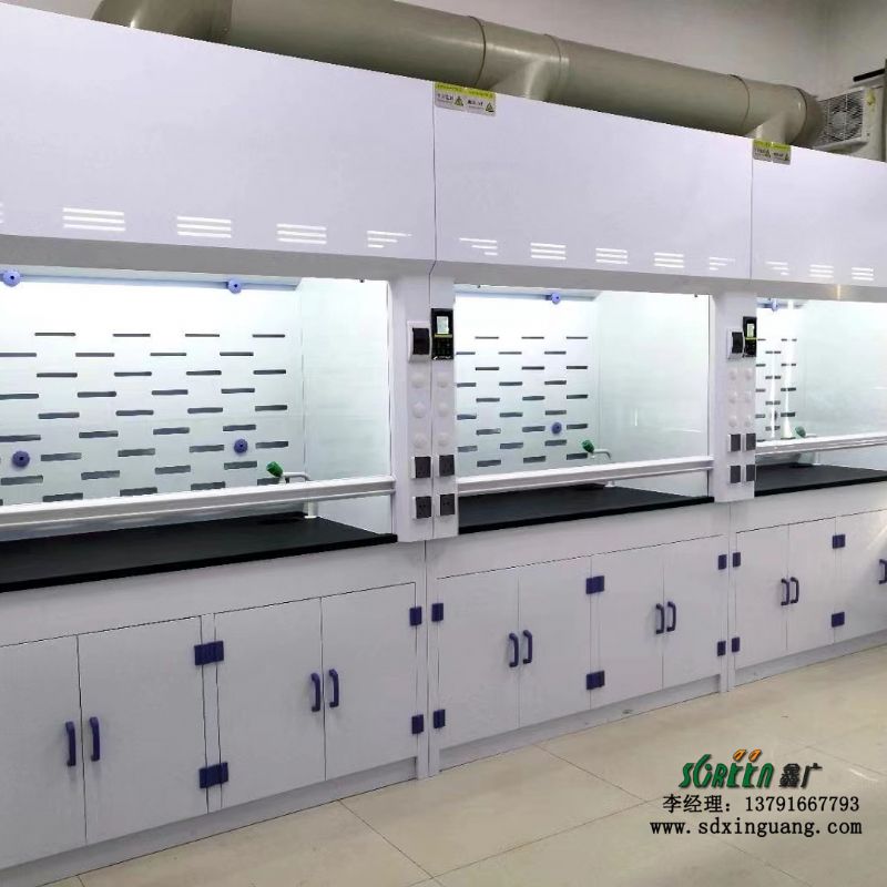 鑫广PP通风柜实验室通风柜排风型酸碱实验室边台