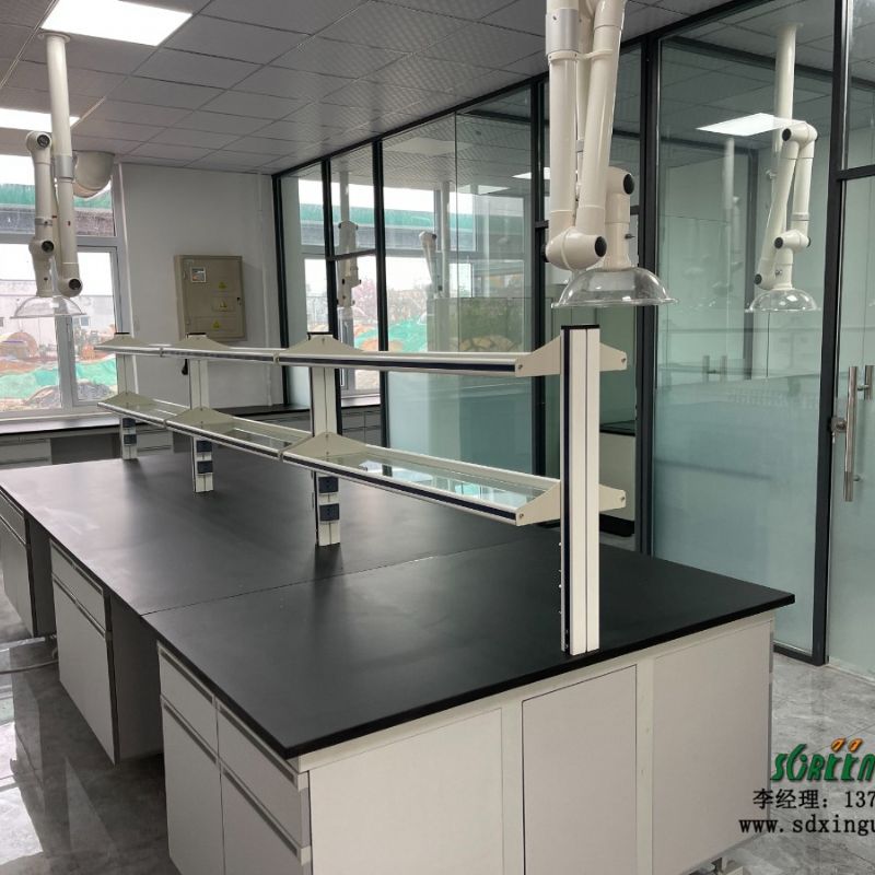 山东实验室设备供应pp万向吸气罩排气罩实验室集气罩