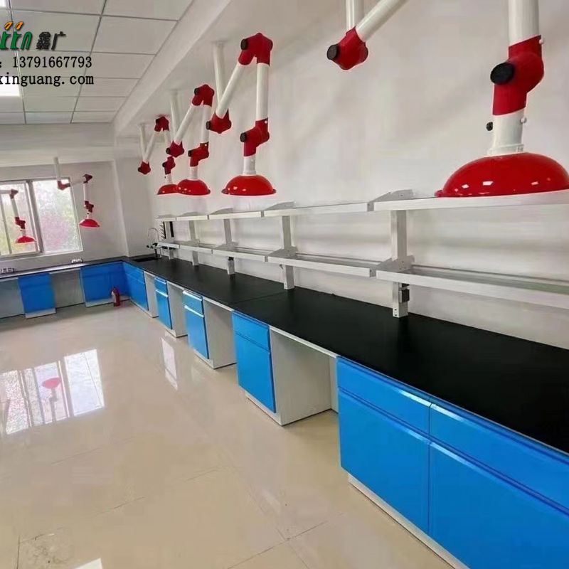 潍坊实验台厂家全钢实验台 化验室操作台 pp排风罩