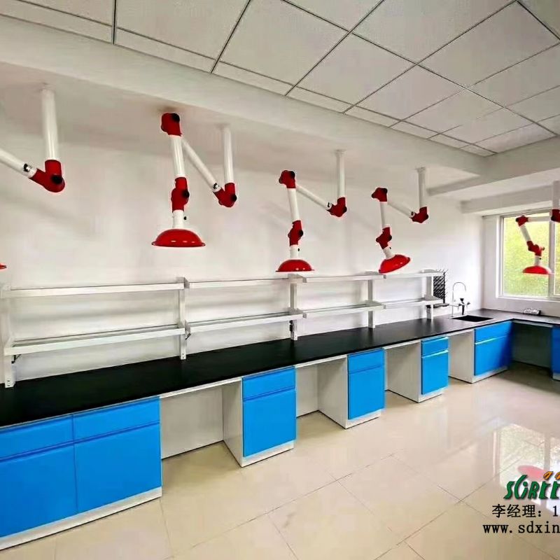山东实验室设备 全钢实验台 化验室边台 实验室通风柜