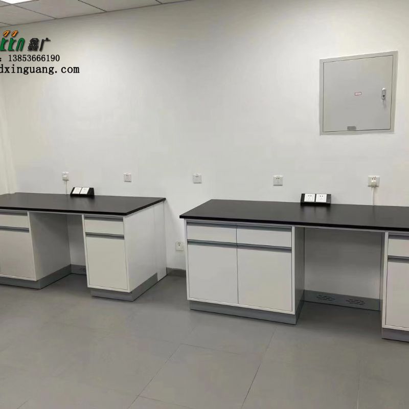 全钢实验台 定制学校实验边台 实验室操作台工作台