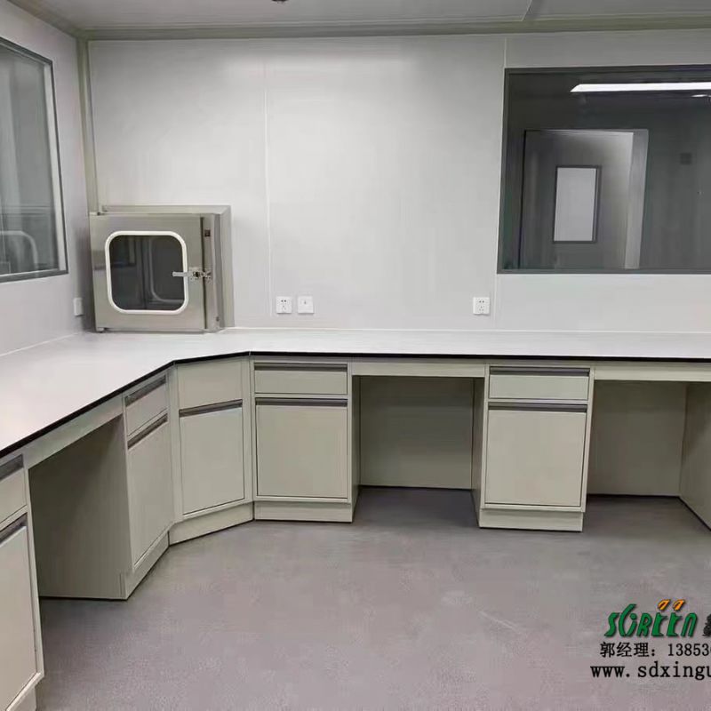 厂家供应山东全钢钢木实验室边台