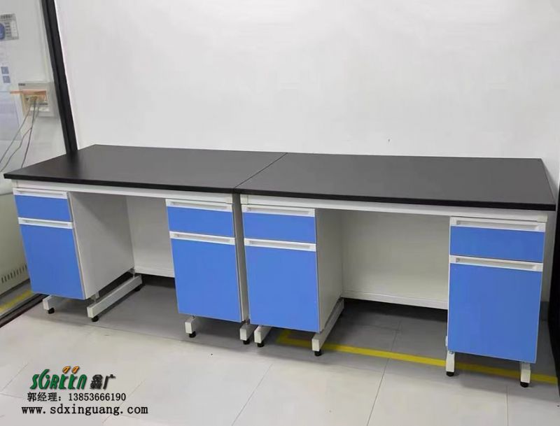 鑫广钢木实验台 试验操作台 理化板实验桌