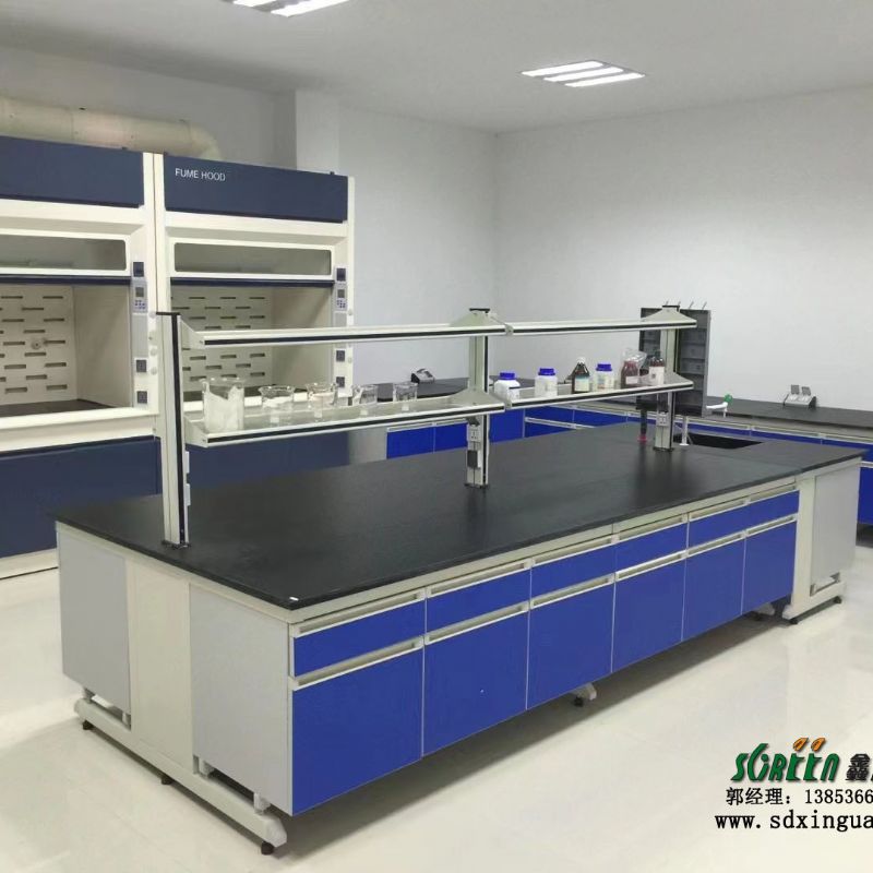 山东实验台钢木实验台化验室边台通风柜定制