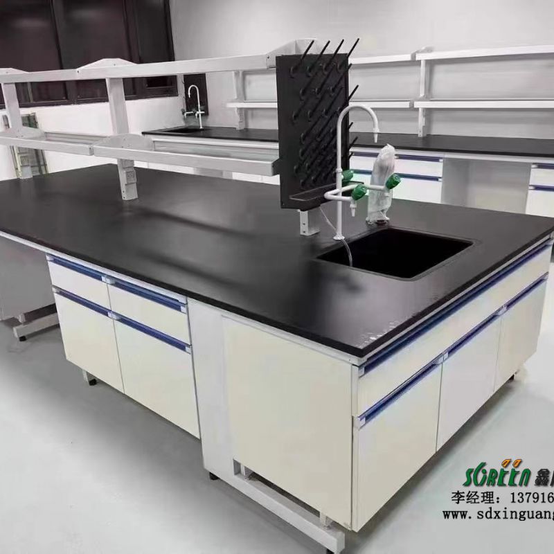 学校钢木实验台操作桌化学试验室边台