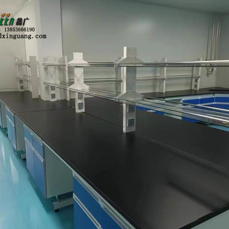 山东实验室家具试验台理化板试剂架实验桌