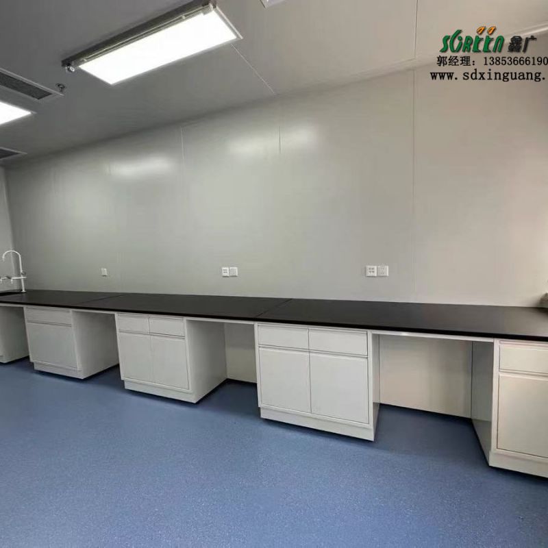 山东全钢实验台钢制试验台化验室操作台