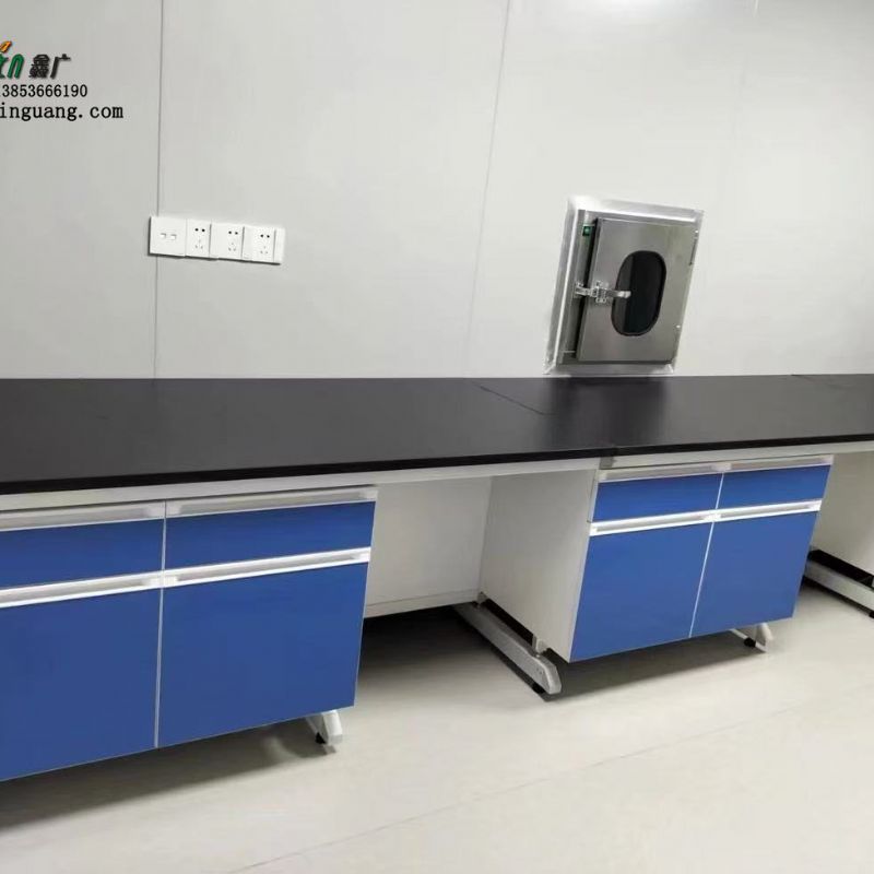 潍坊钢木实验台操作桌化学试验室钢木化验室边台