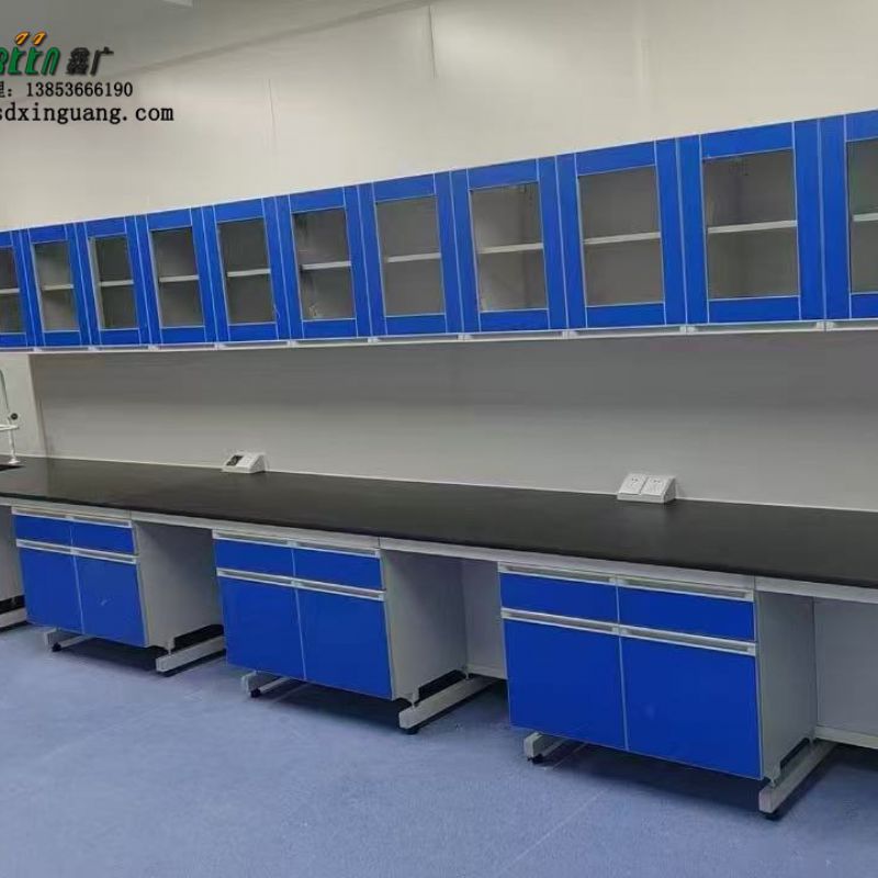 山东实验室装修钢木试验台实验室工作台