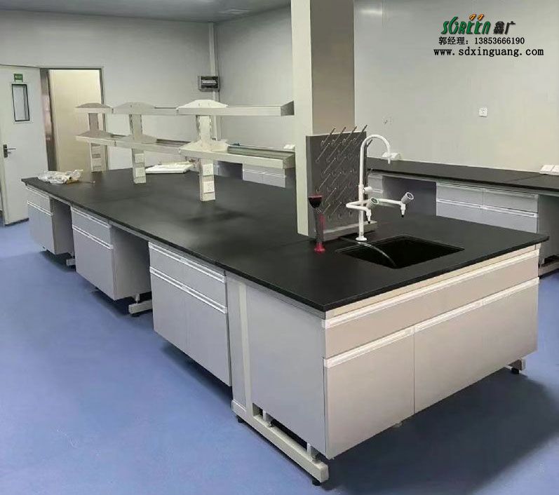 山东钢木实验台理化板化验室工作台定做